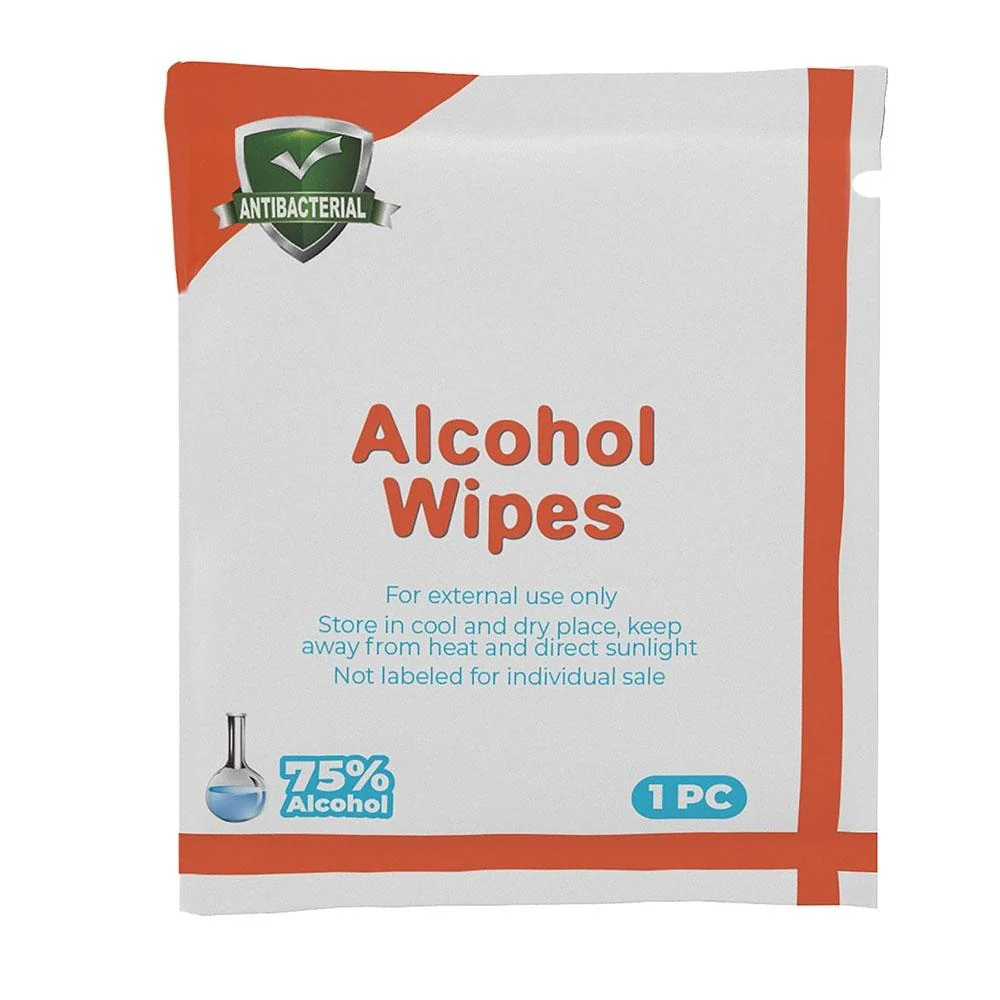 25 Individually Wrapped Hand Sanitizing Wipes - Image 2