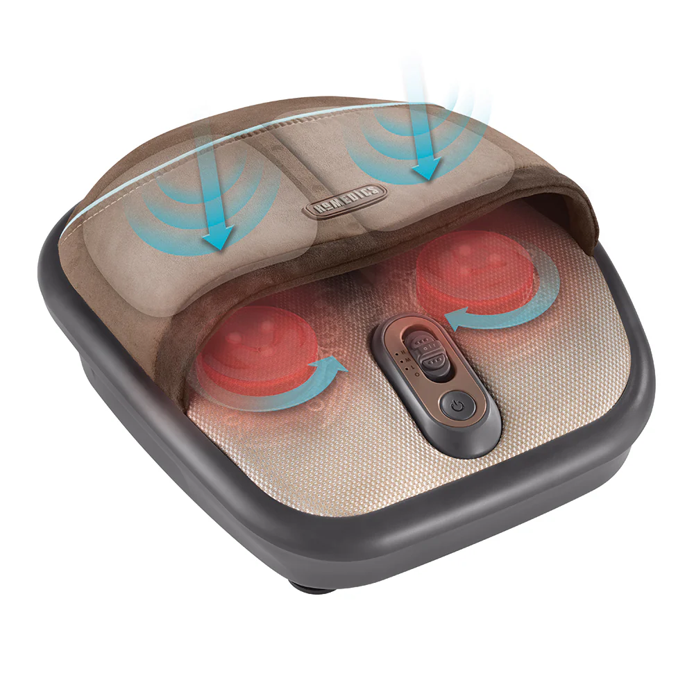 Air Compression + Shiatsu Foot Massager with Heat - Image 3