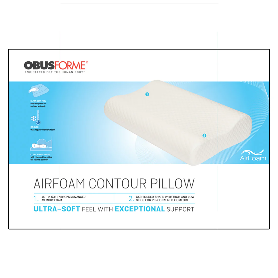 Airfoam Contour Memory Foam Pillow - Image 4