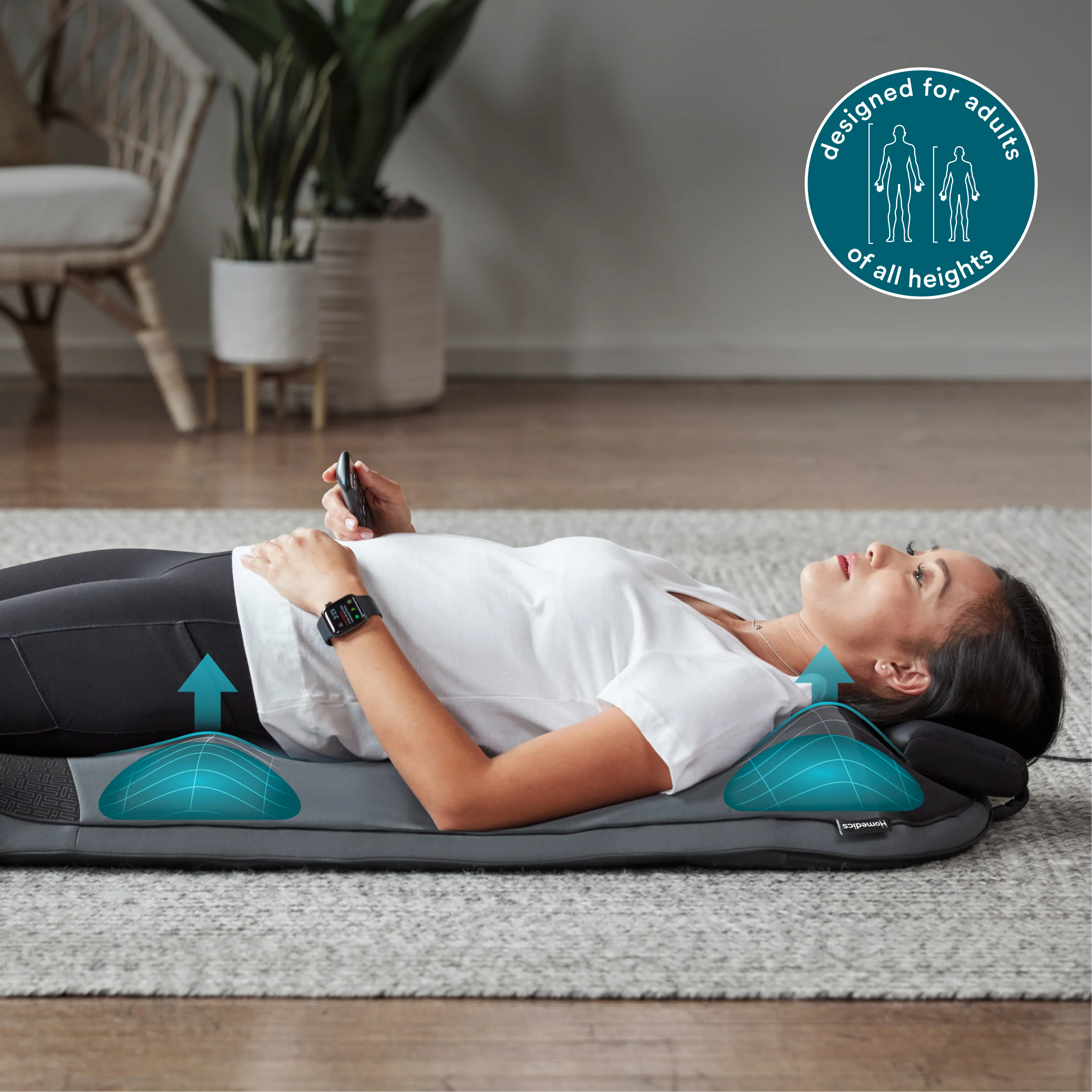 Body Flex Back Stretching Mat with Heat - Image 3