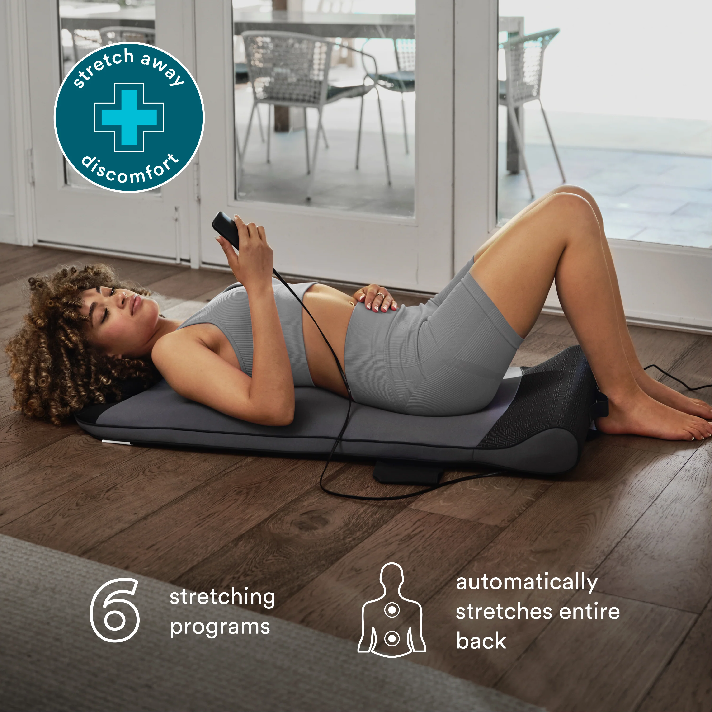 Body Flex Back Stretching Mat with Heat - Image 4