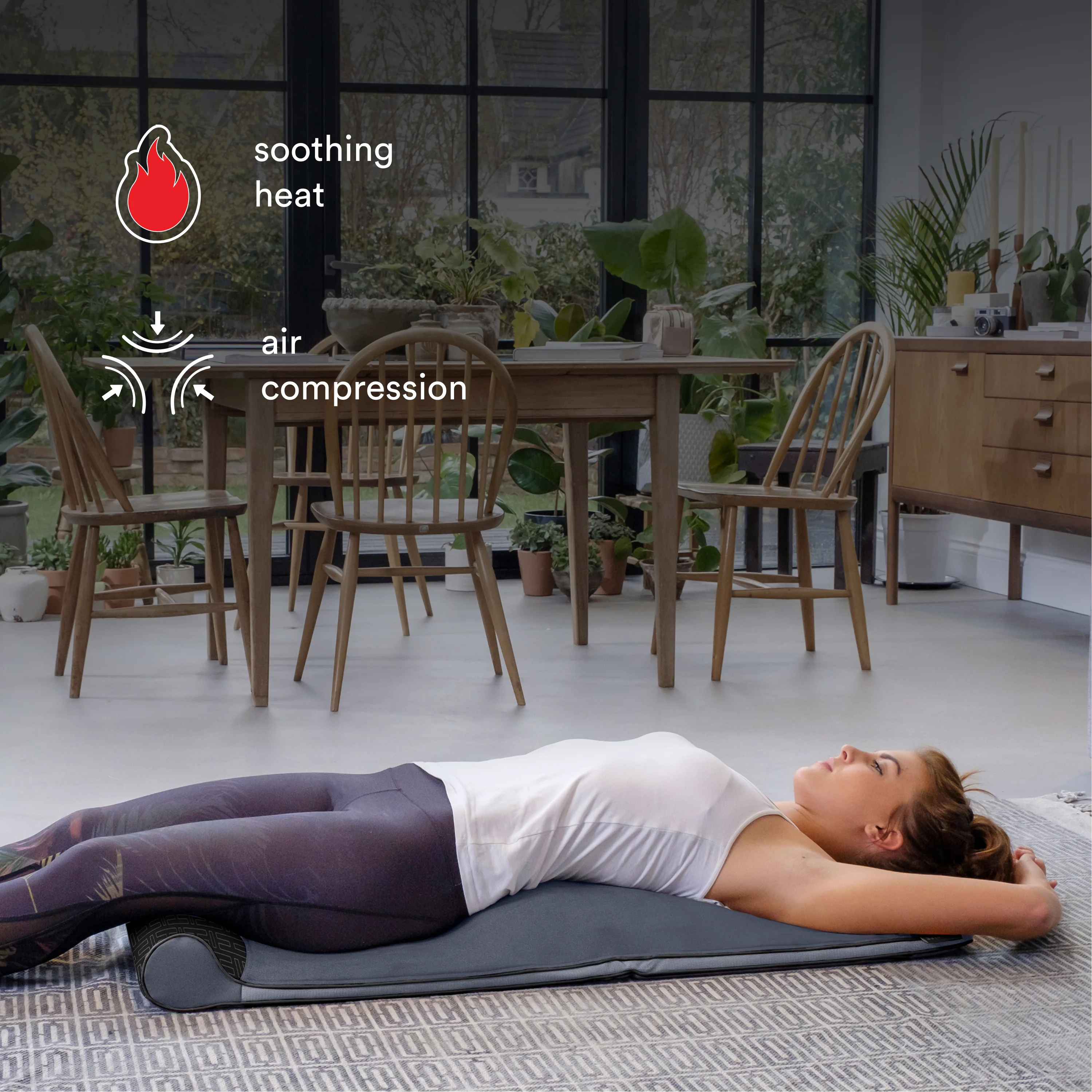 Body Flex Back Stretching Mat with Heat - Image 6