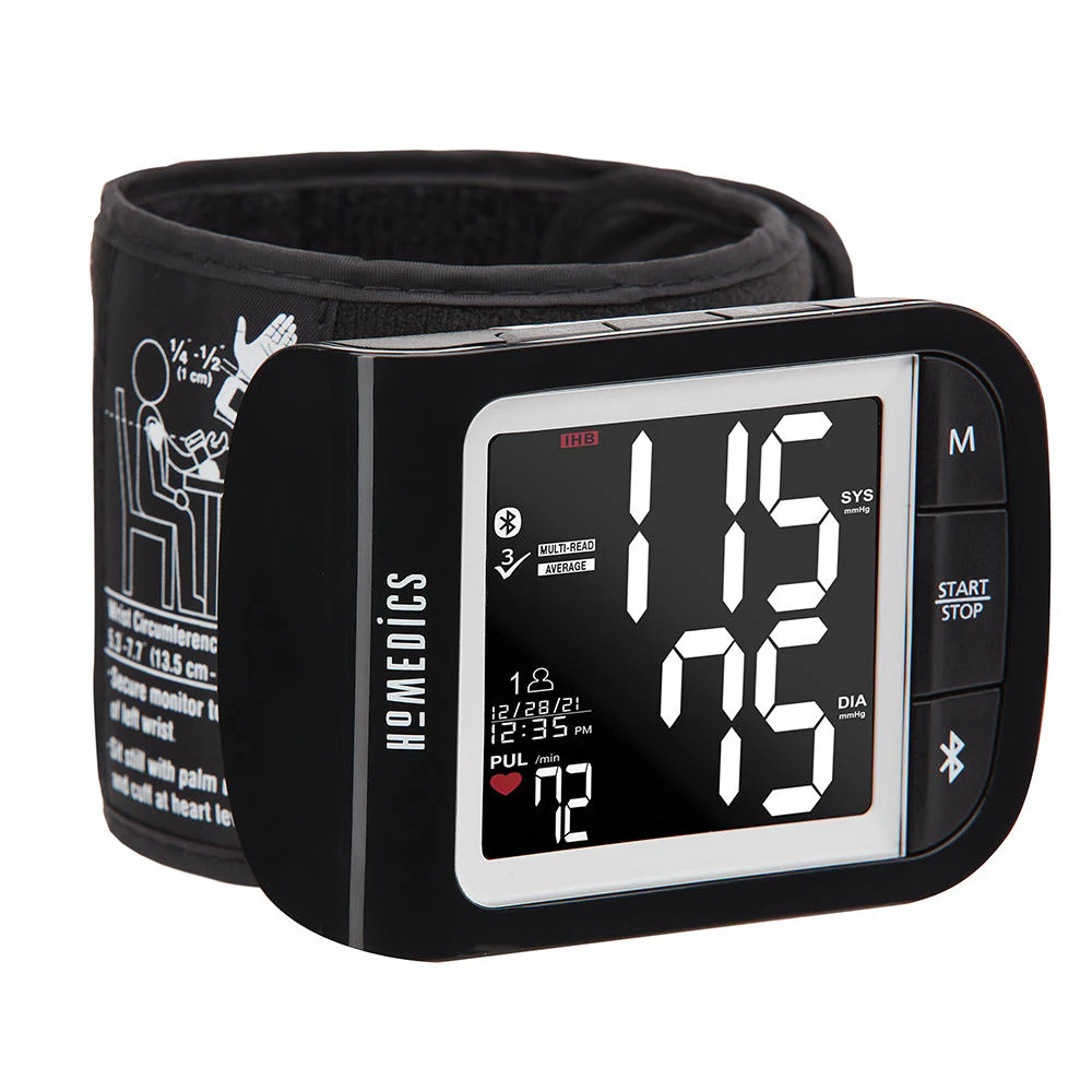 Premium Wrist Blood Pressure Monitor with Attached Wrist Cuff - Image 2