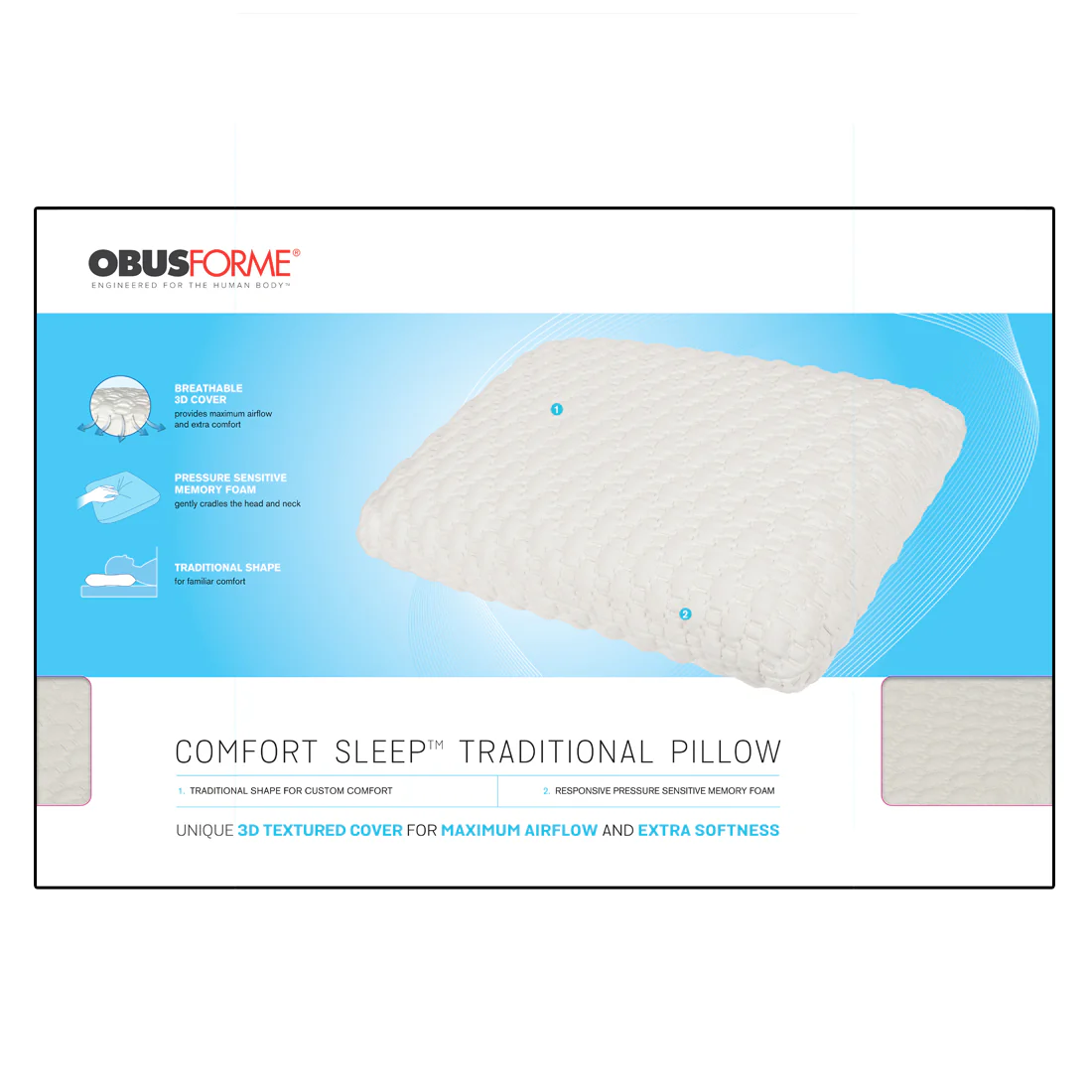Comfort Sleep Traditional Pillow - Image 5