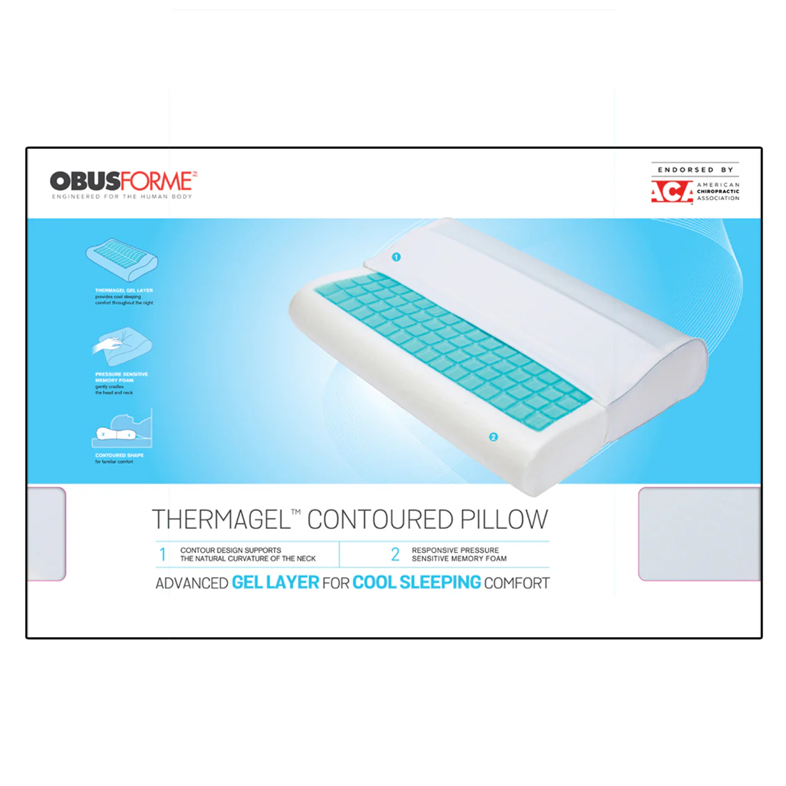 Contour Thermagel Memory Foam Pillow - Image 6