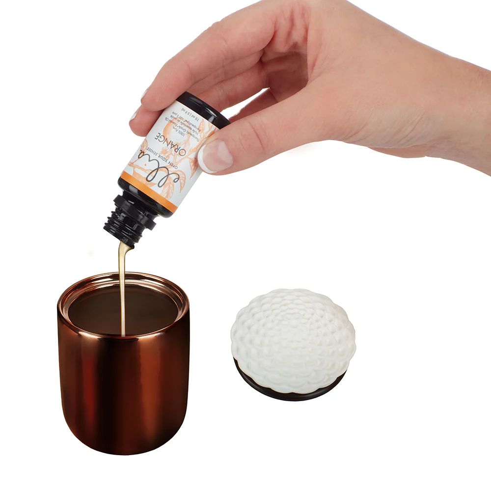 Copper In Bloom Porcelain Aroma Diffuser - Image 2