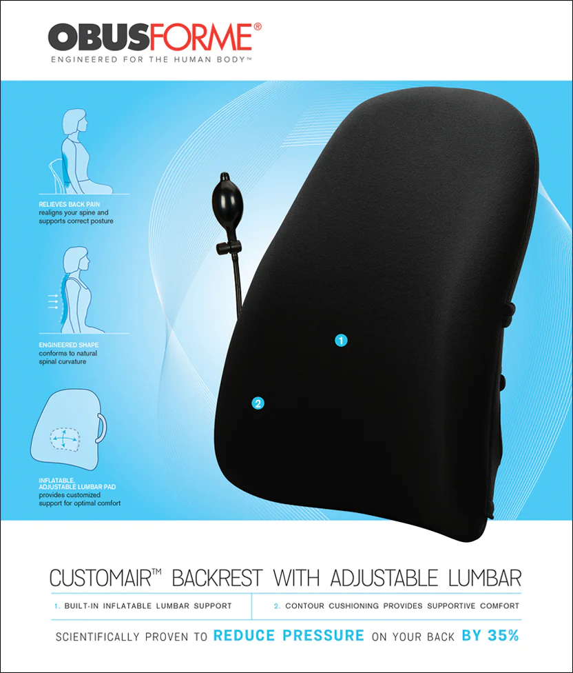 CustomAIR Backrest with Adjustable Lumbar - Image 6