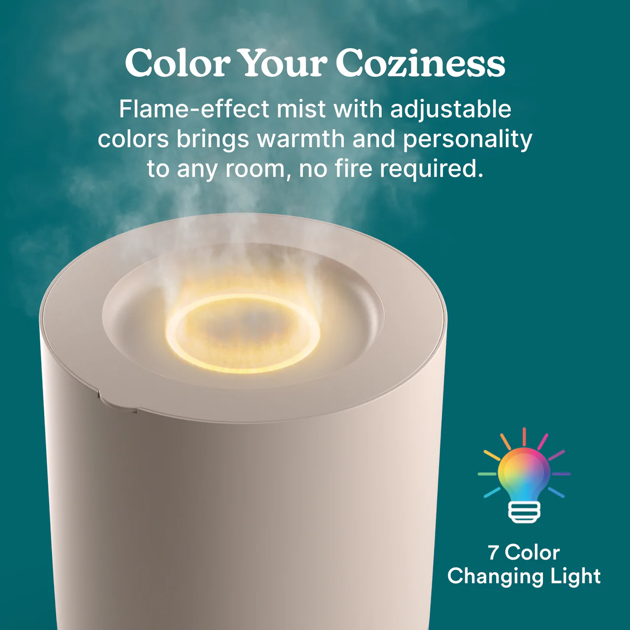 Deluxe Fireside Ultrasonic Humidifier - Image 3