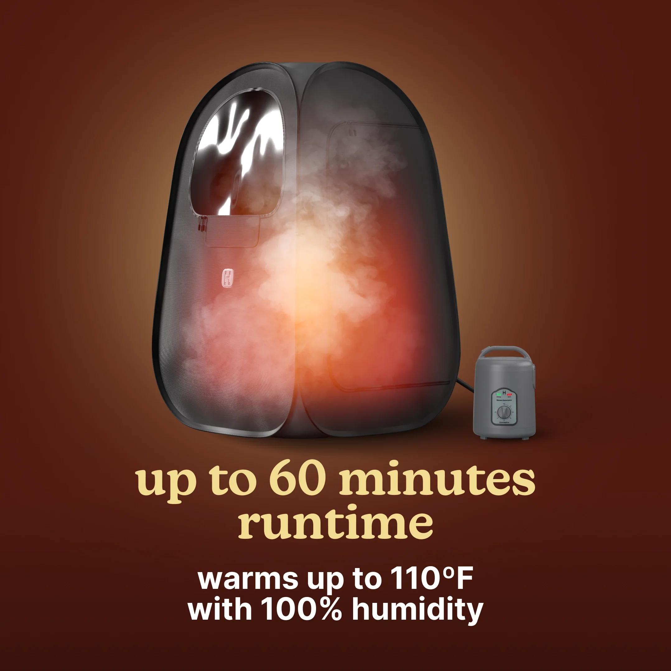 Homedics® Portable Steam Sauna - Image 5