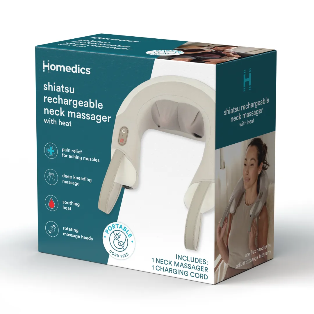 Shiatsu Rechargeable Neck Massager with Heat - Image 7