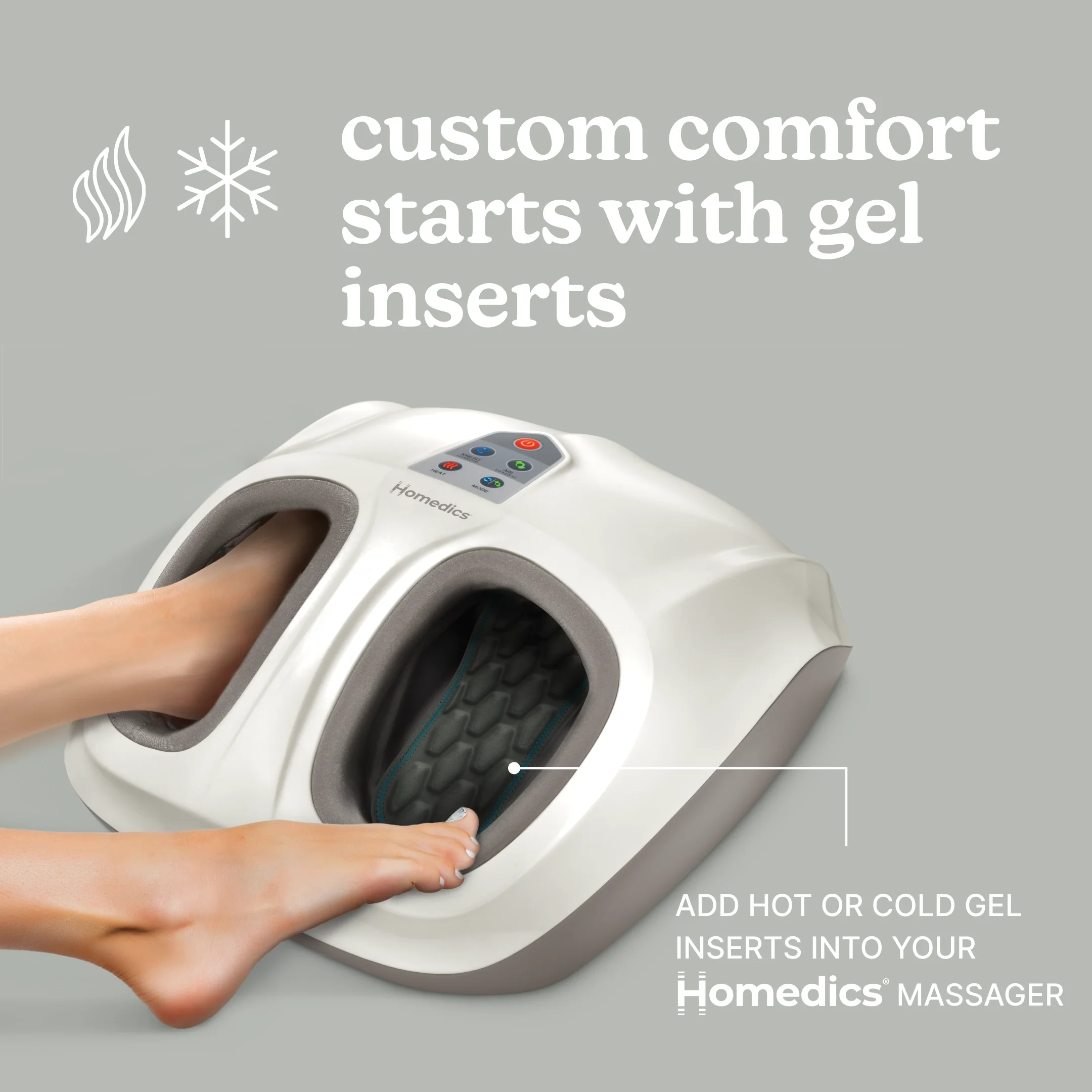 Homedics Foot Massager Gel Inserts - Image 2