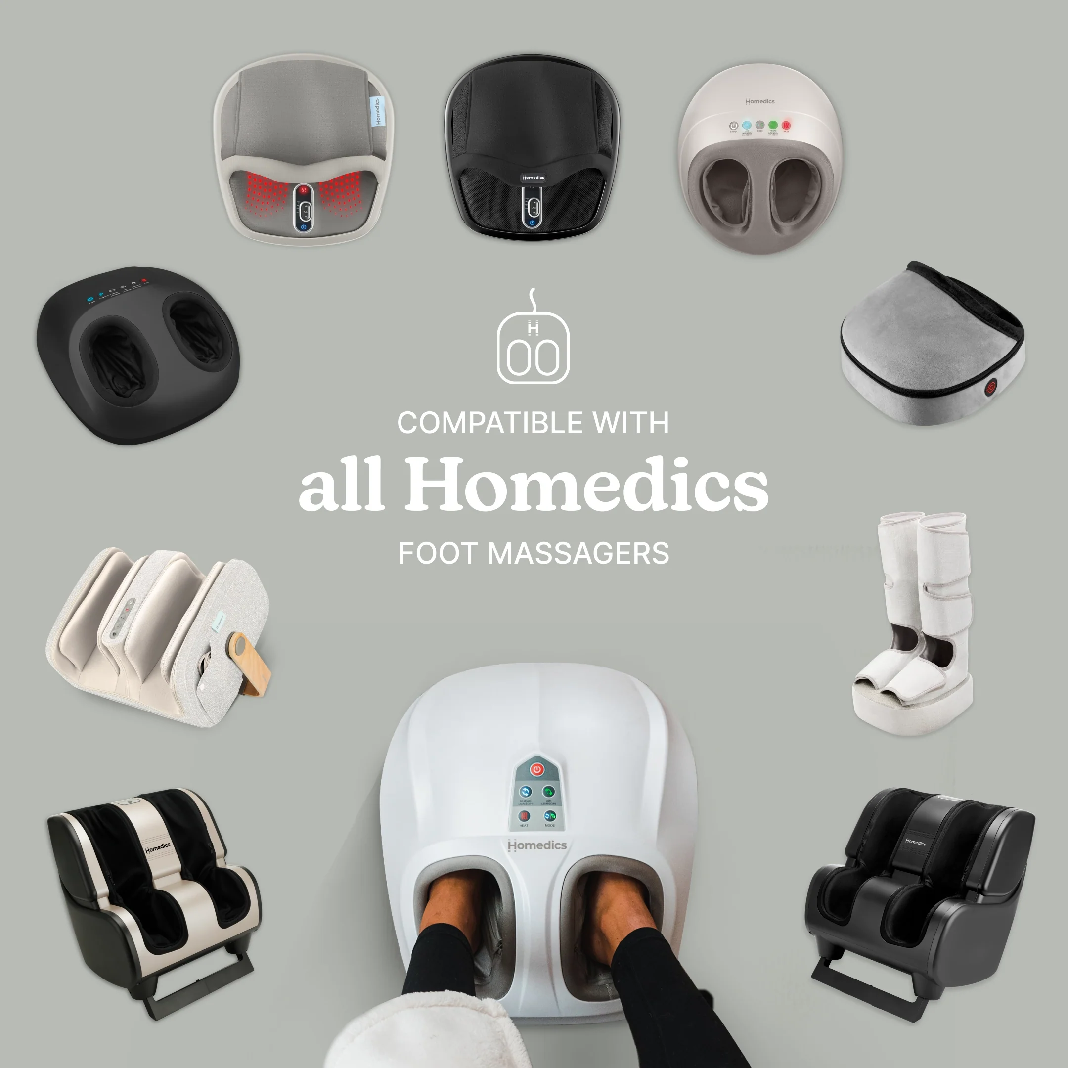 Homedics Foot Massager Gel Inserts - Image 6