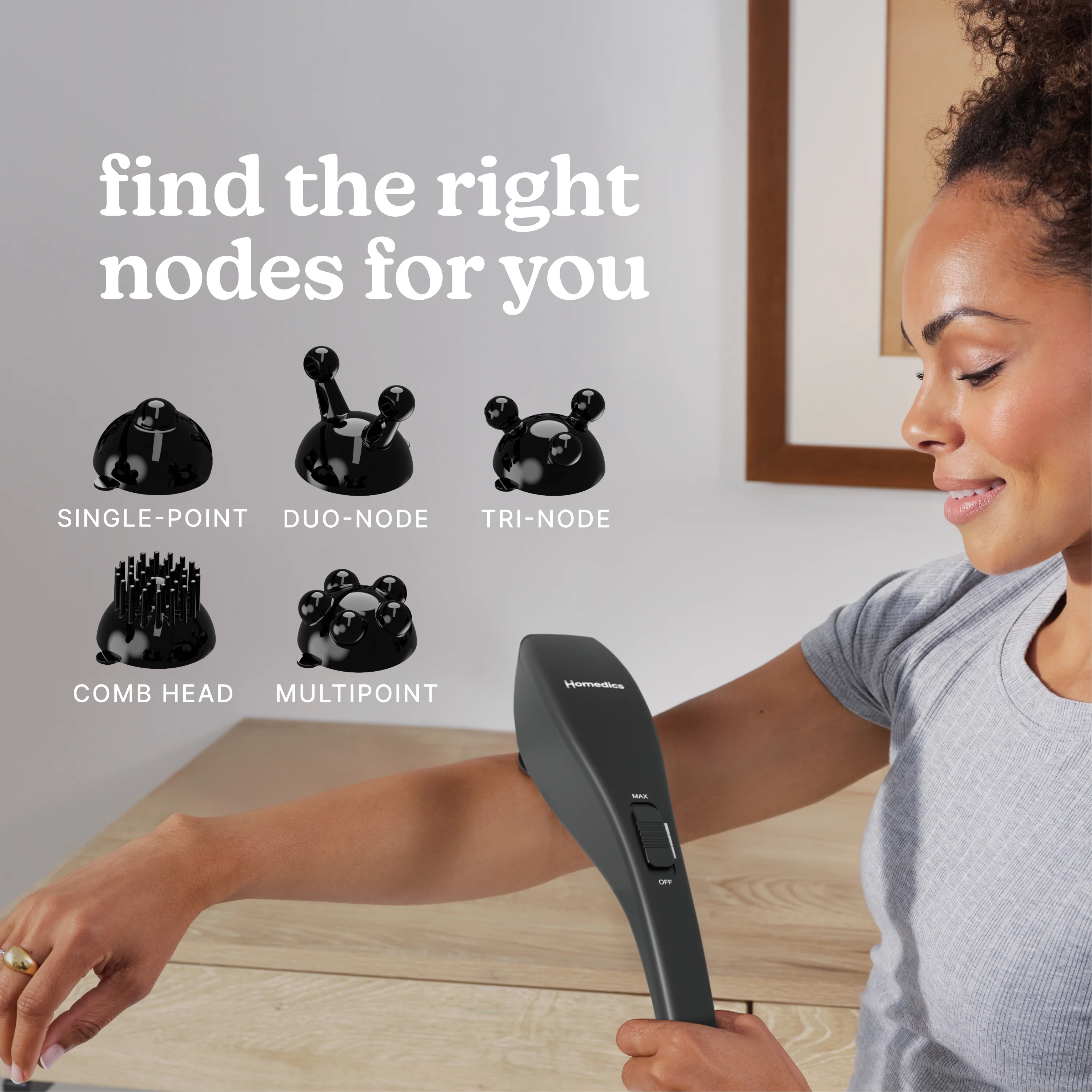 Homedics Rechargeable Deep Tissue Percussion Massager - Image 4