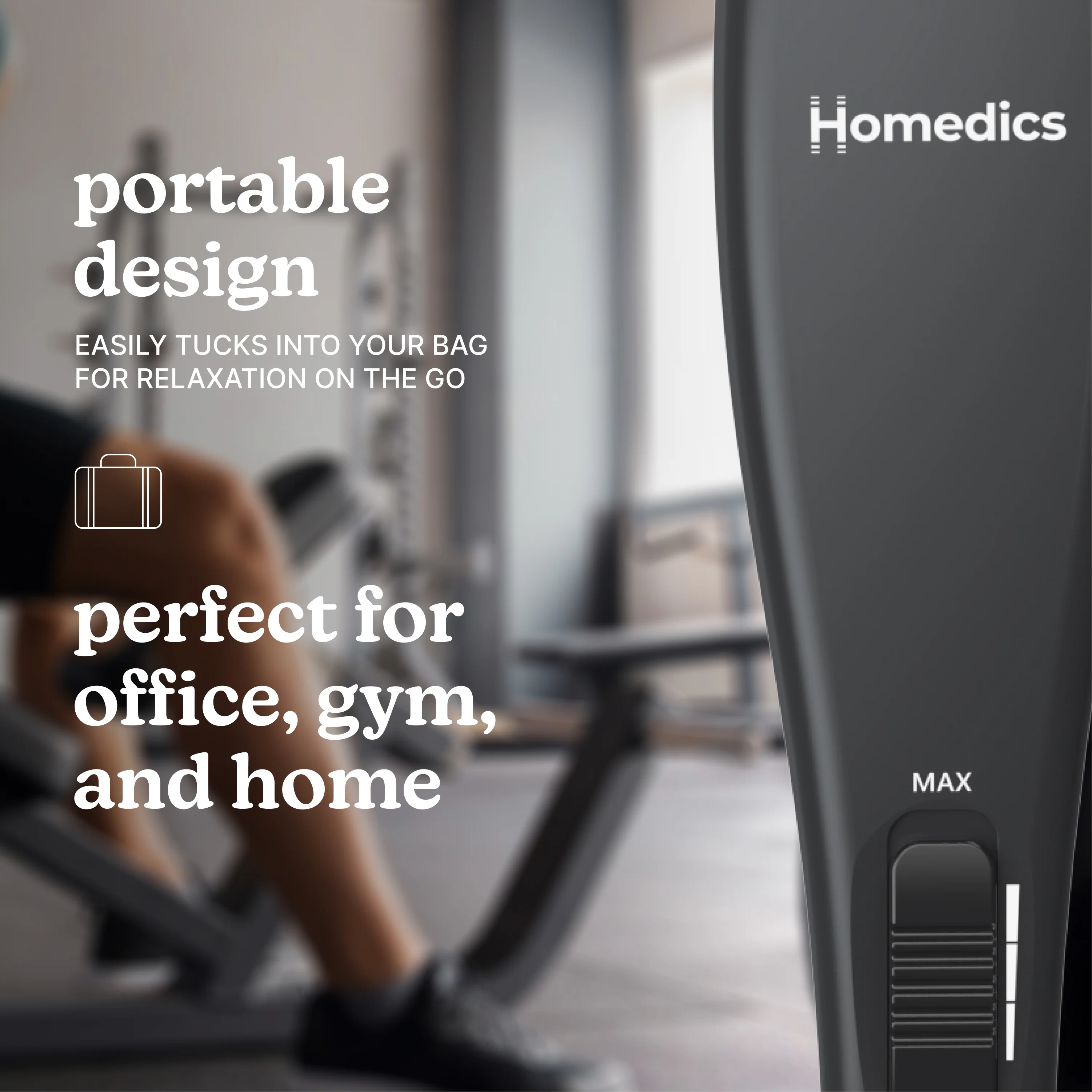 Homedics Rechargeable Deep Tissue Percussion Massager - Image 5