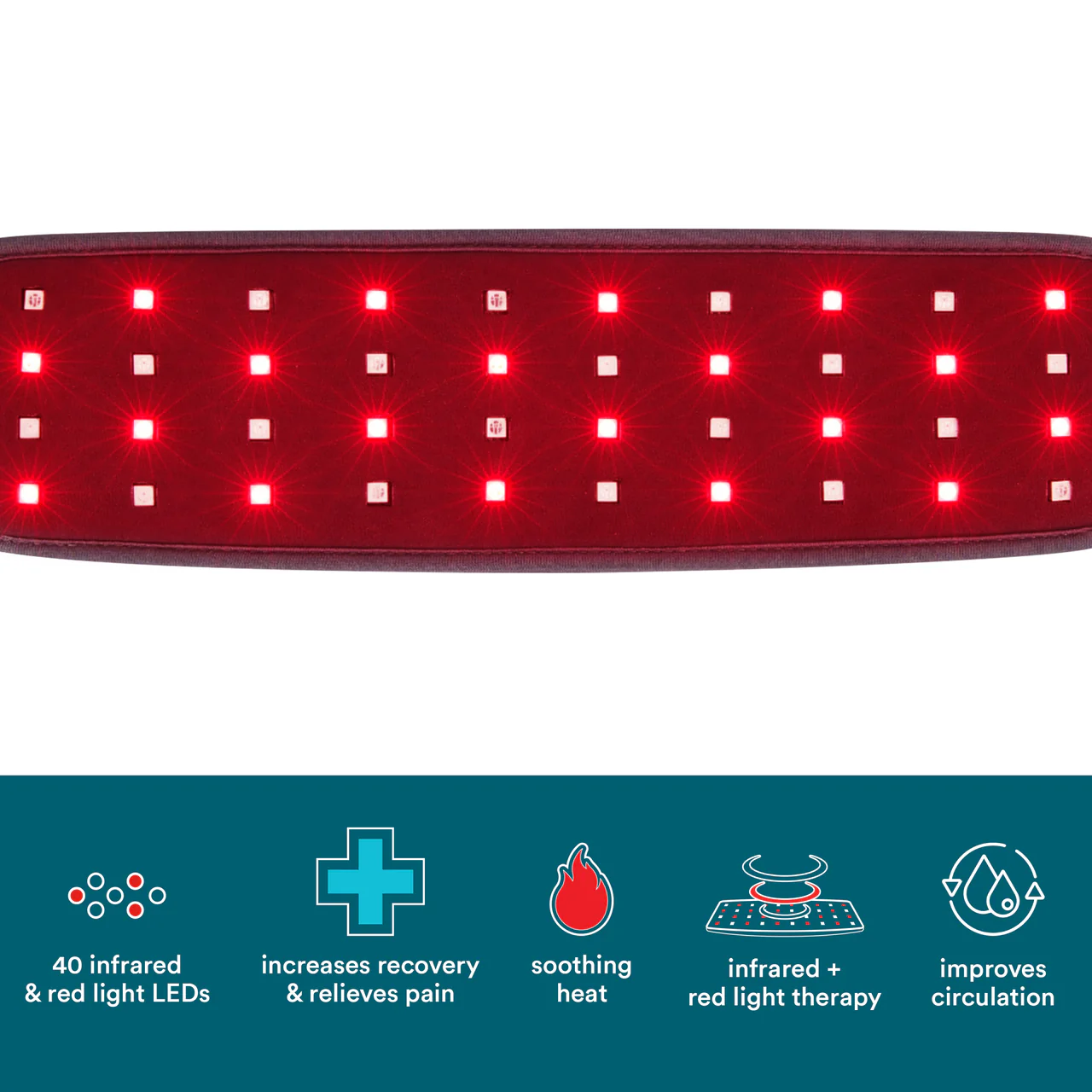 Infrared + Red Light Pain Therapy Wrap - Image 3