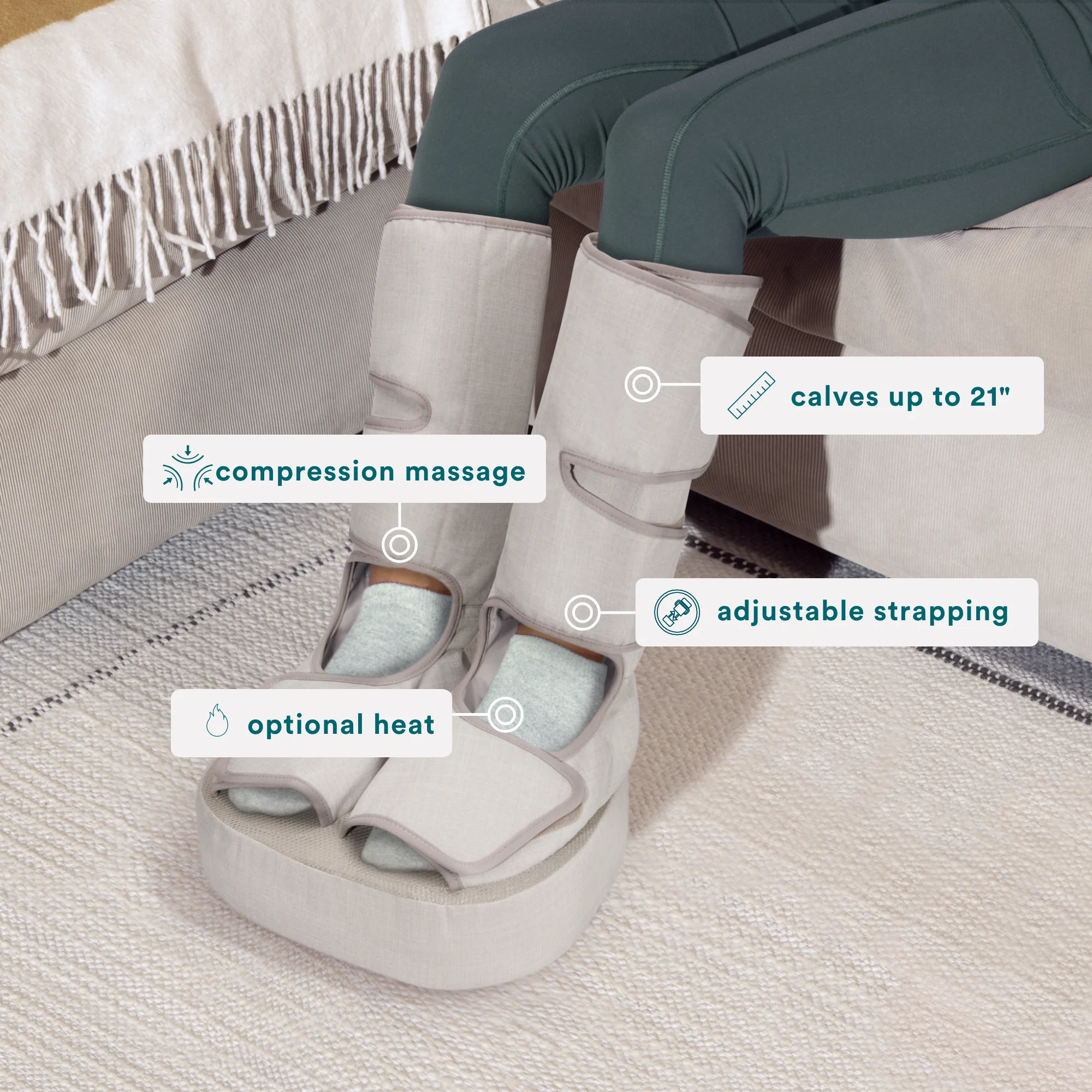 Real Relief Leg & Foot Massager - Image 3