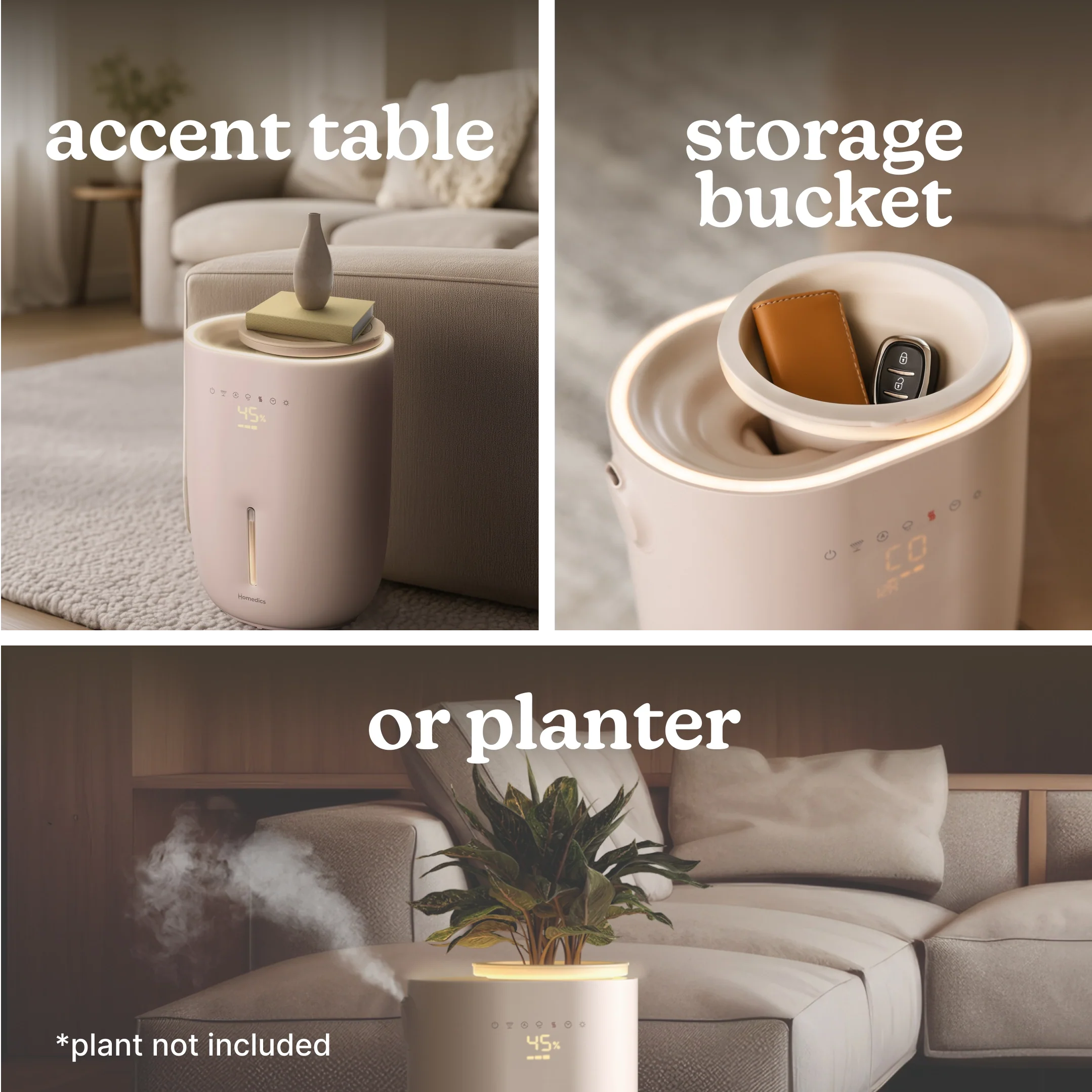 Natura Ultrasonic Warm & Cool Mist Humidifier - Image 9