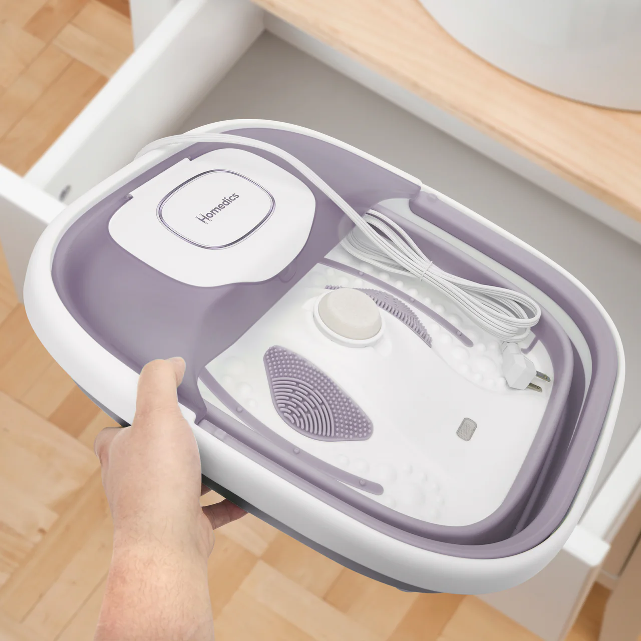 Homedics® Smart Space Deluxe Footbath with Heat Boost - Image 3