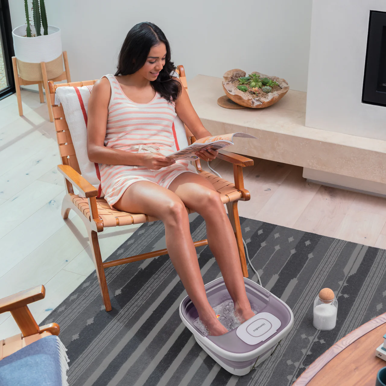 Homedics® Smart Space Deluxe Footbath with Heat Boost - Image 7