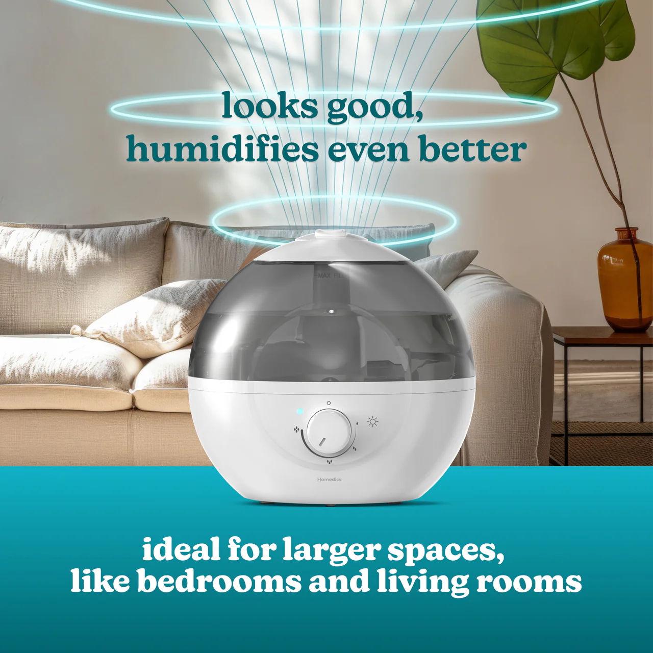 Homedics® Ultrasonic Humidifier CMTF32 - Image 5