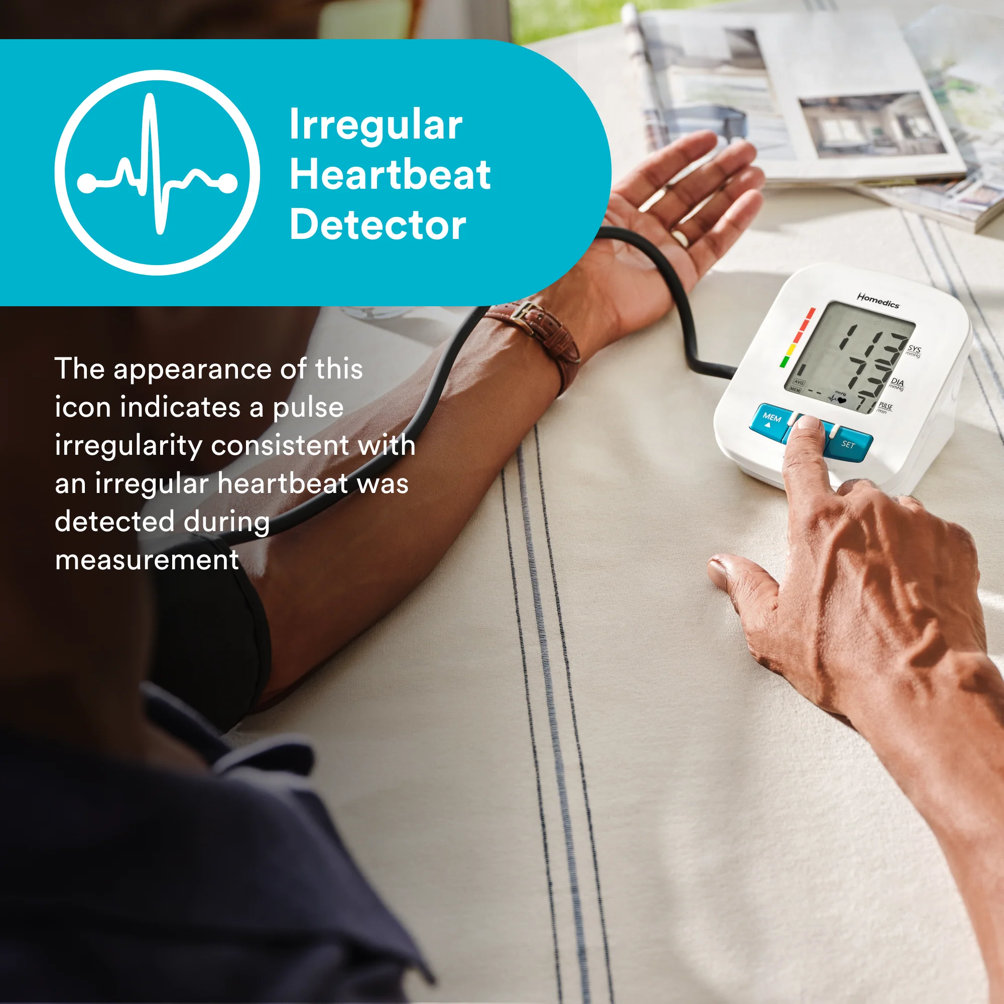 Upper Arm 300 Series Blood Pressure Monitor - Image 4