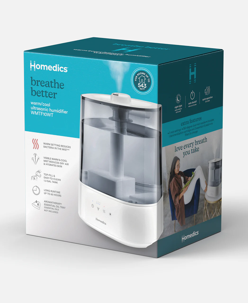 Homedics® Warm/Cool Ultrasonic Humidifier - Image 7
