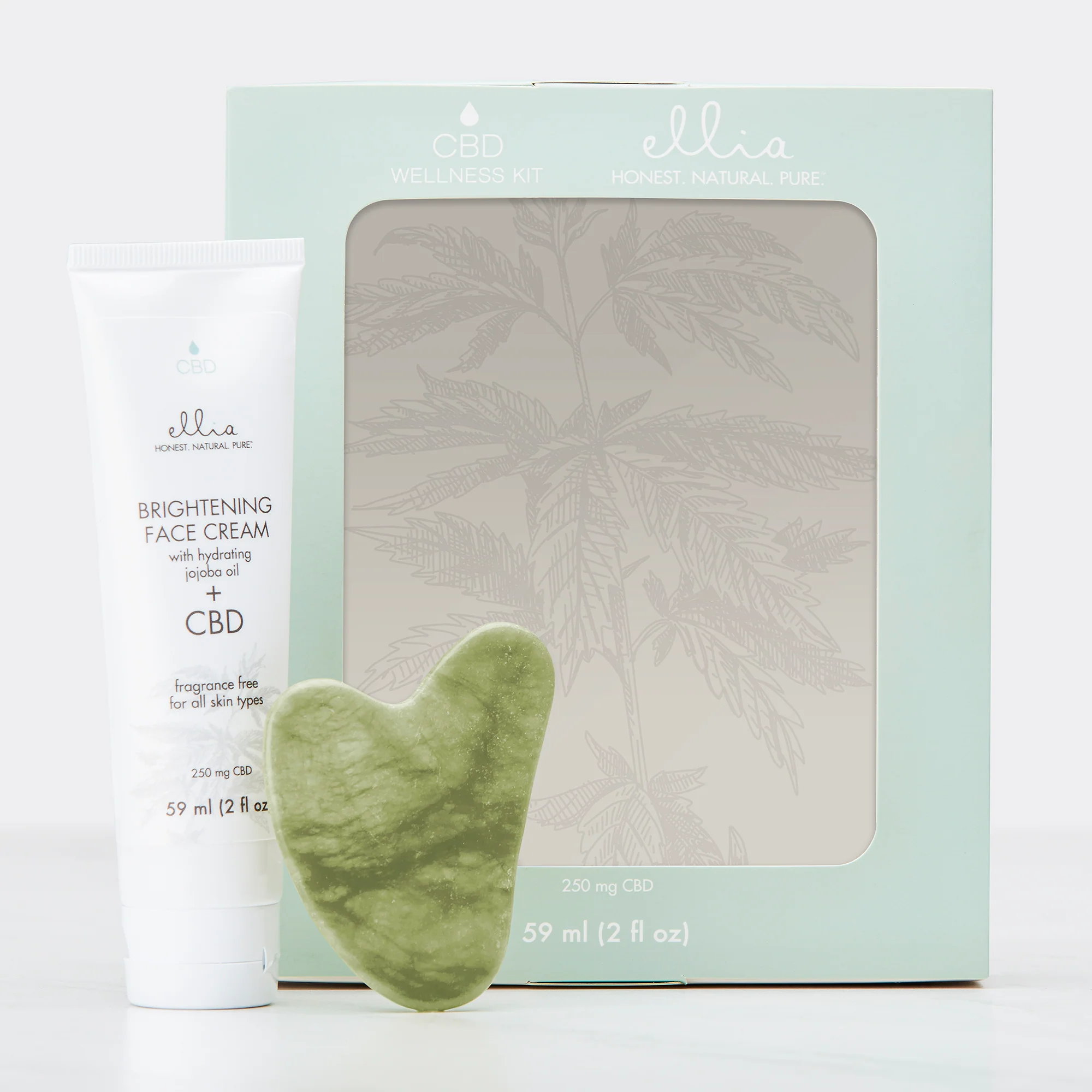 Jade Gua Sha + Brightening Face Cream - Image 4