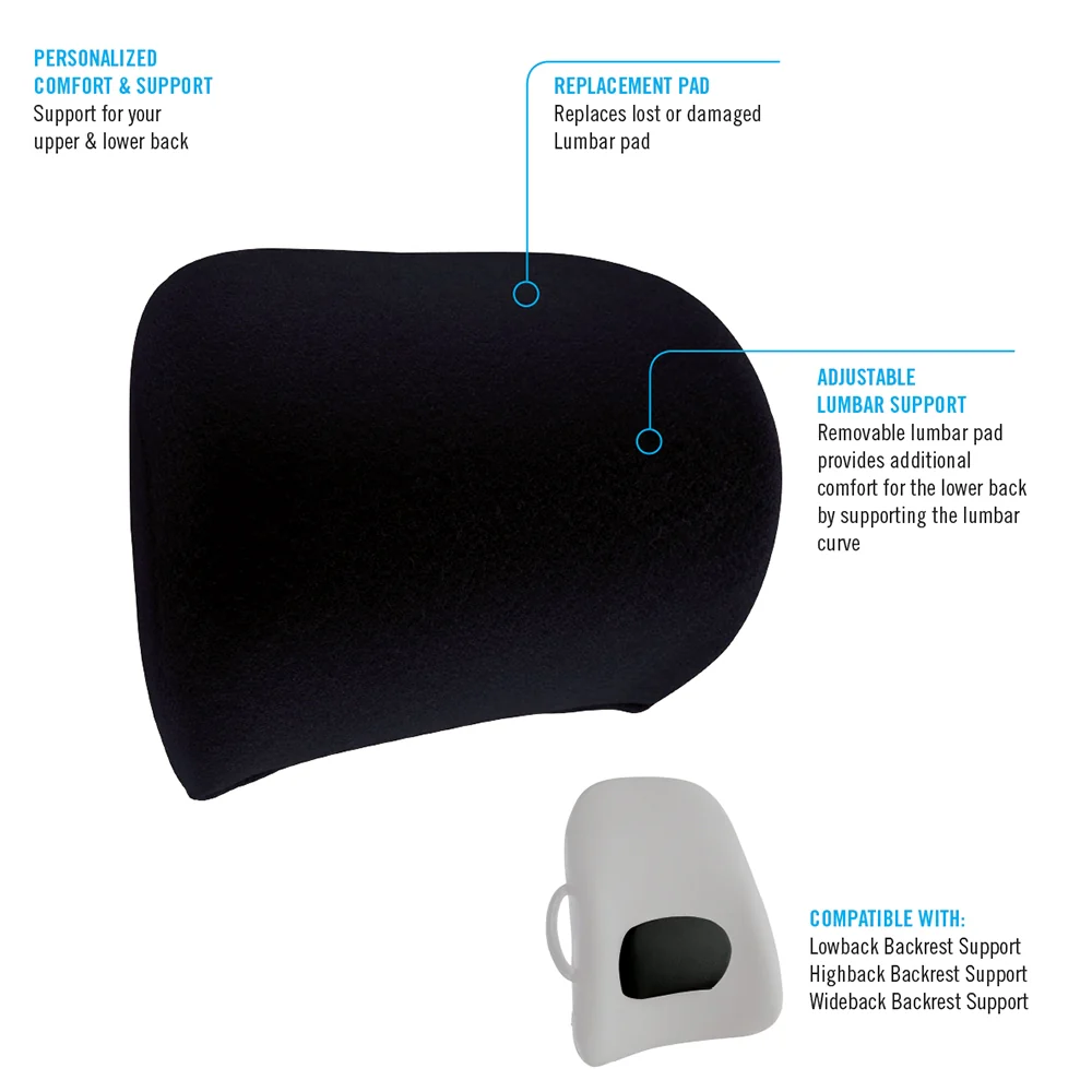 Lumbar Pad Replacement (Black Only) - Image 2