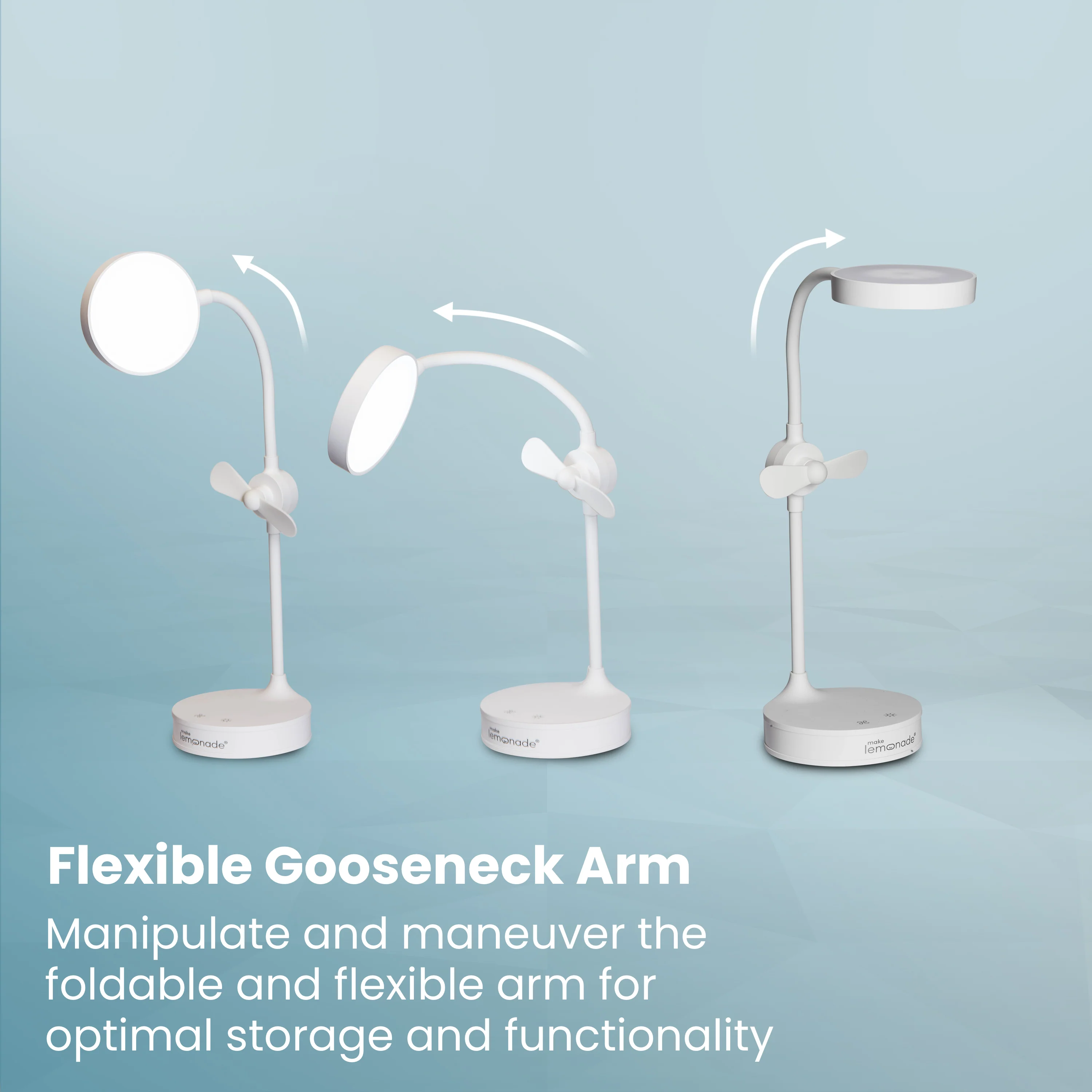Make Lemonade Desk Lamp Fan - Image 2