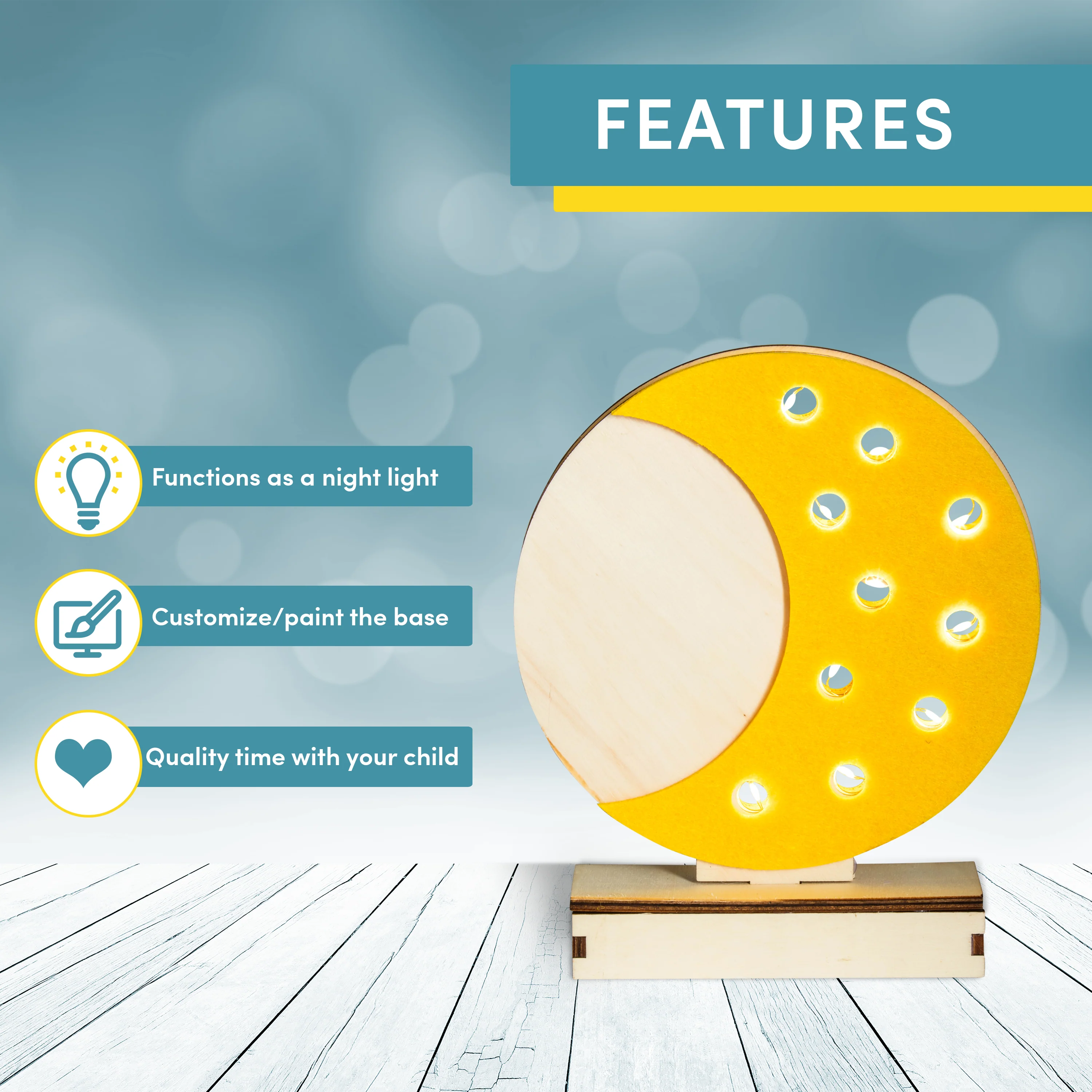 Make Lemonade DIY Moon Lamp KIt - Image 2