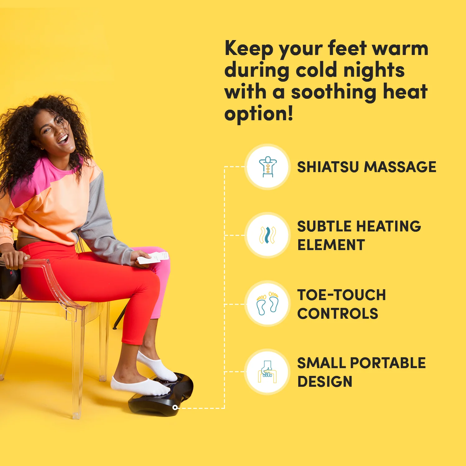 Make Lemonade Shiatsu Foot Massager with Heat - Image 2
