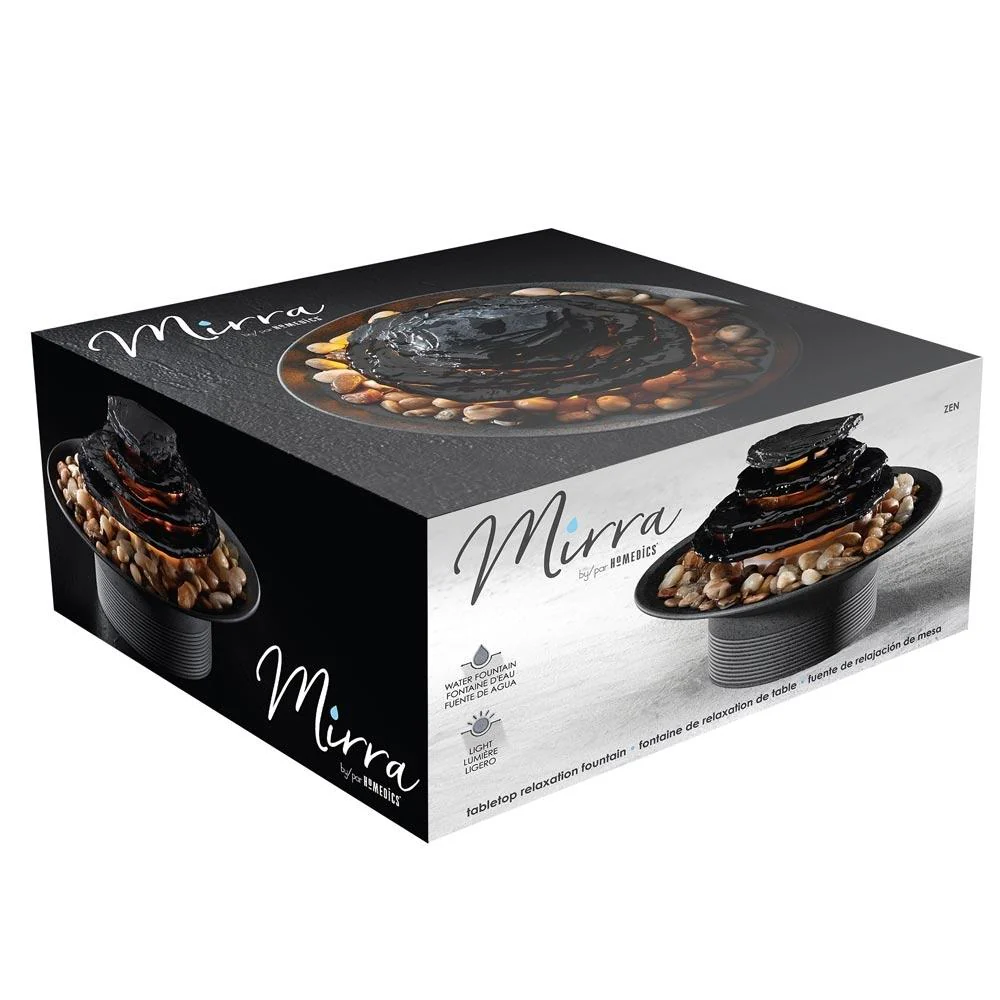 Mirra Zen Gray Tabletop Relaxation Fountain - Image 2