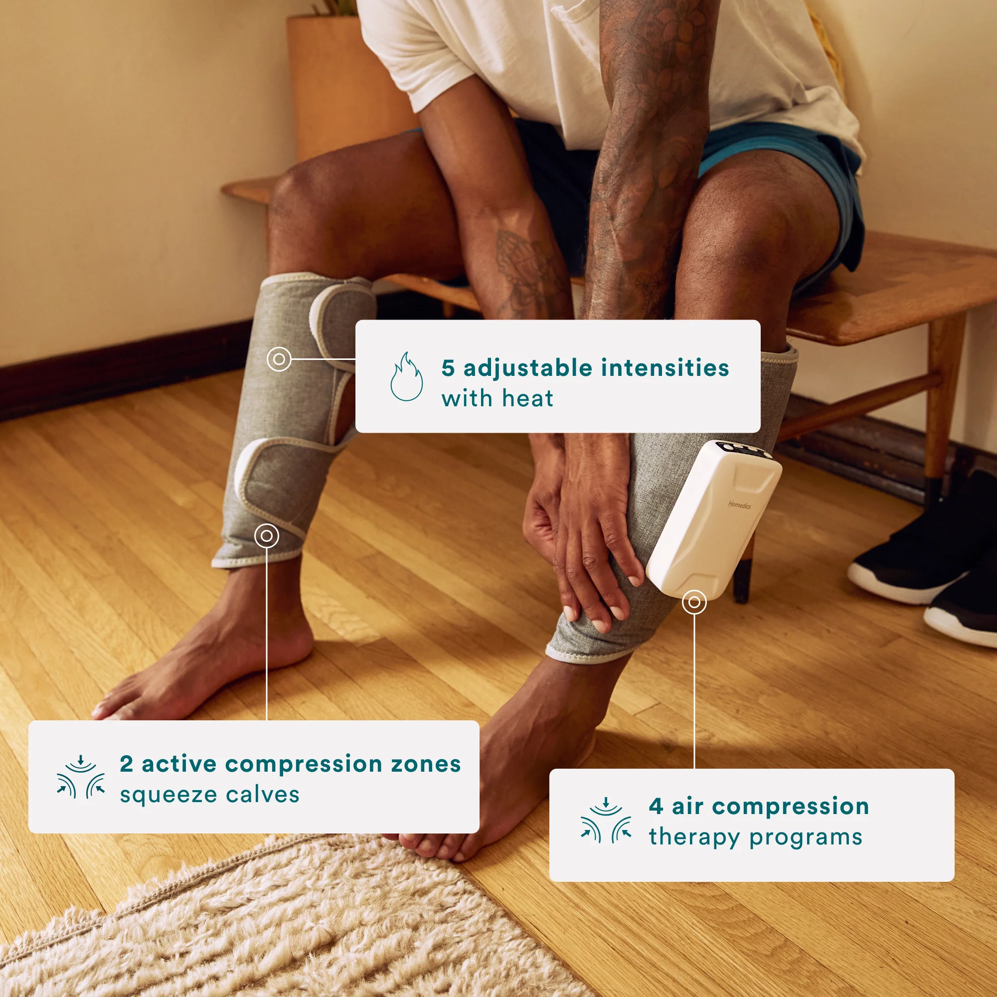 Real Relief Calf Compression Massager - Image 5
