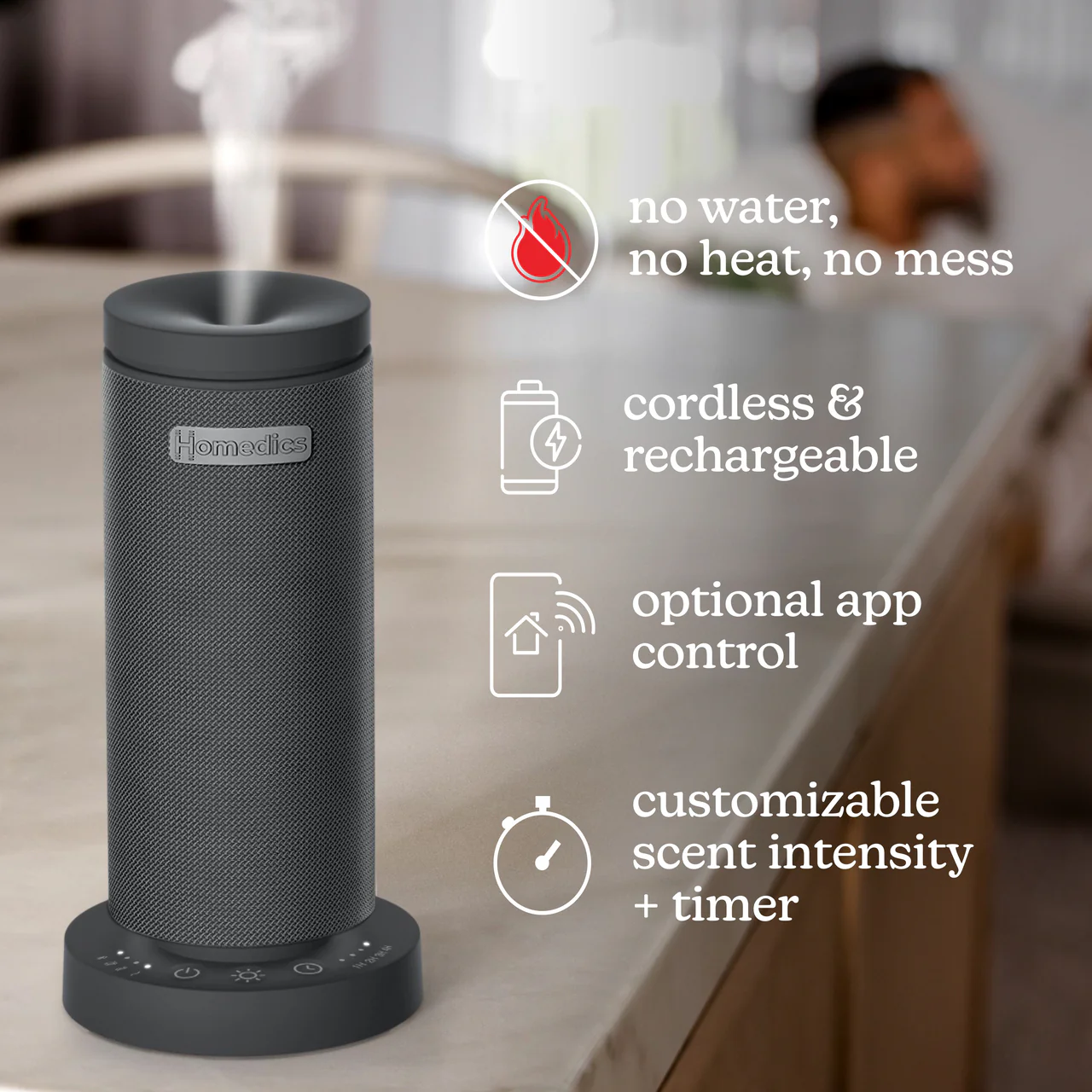 SereneScent™ Fabric Waterless Rechargeable 15 ml Diffuser - Image 5