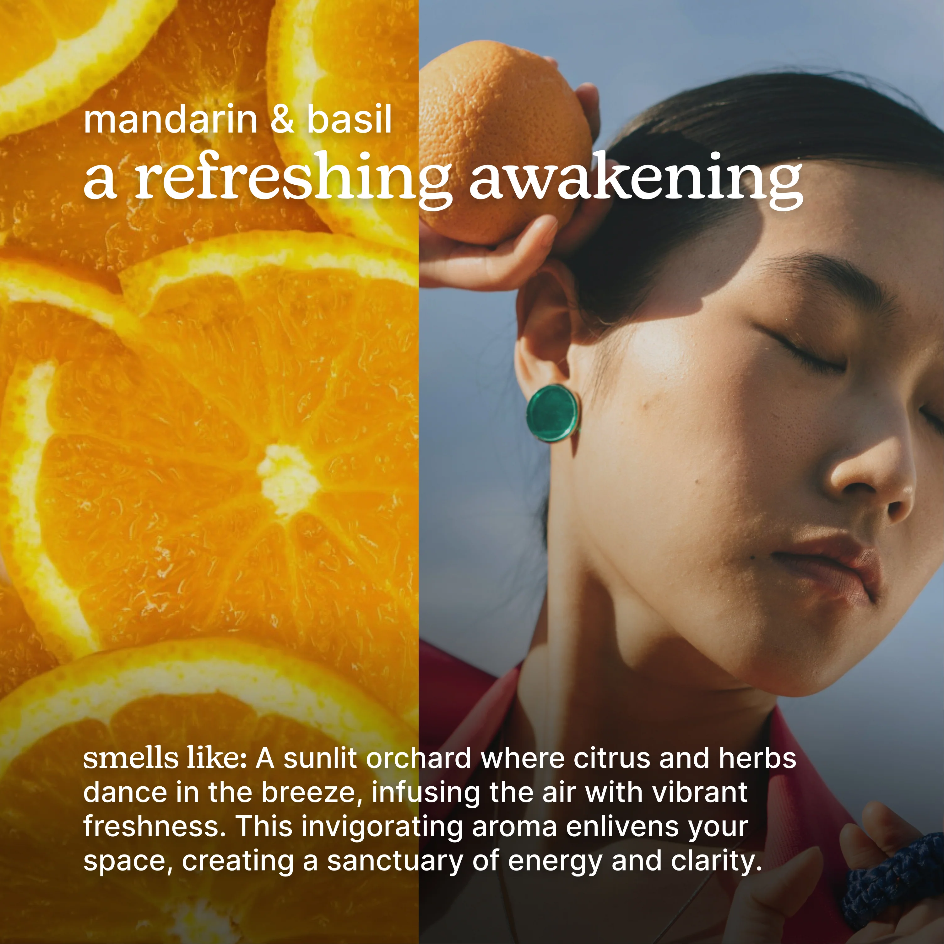SereneScent™ Mandarin & Basil - Image 3