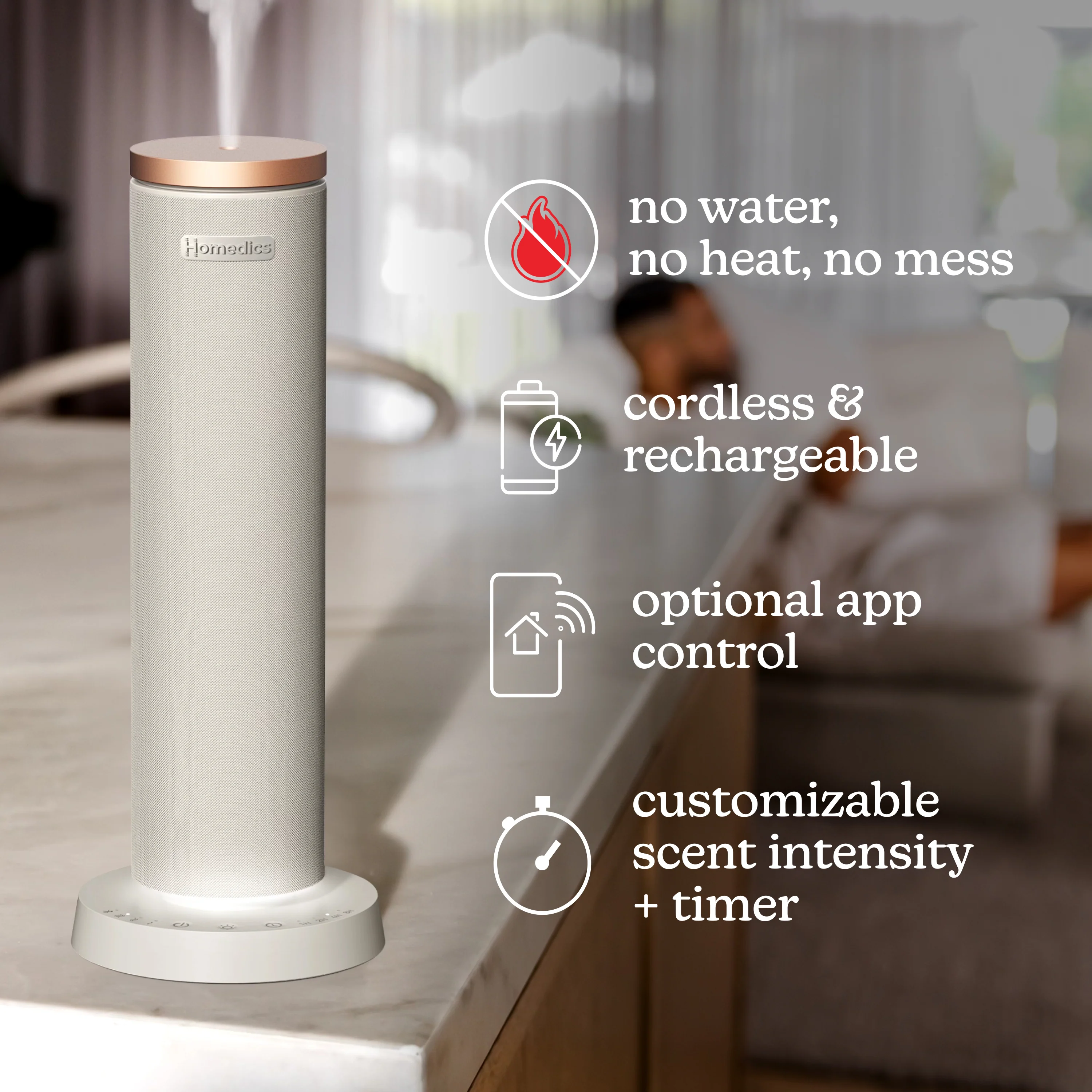 SereneScent™ Waterless Rechargeable 120 ml Diffuser - Image 25