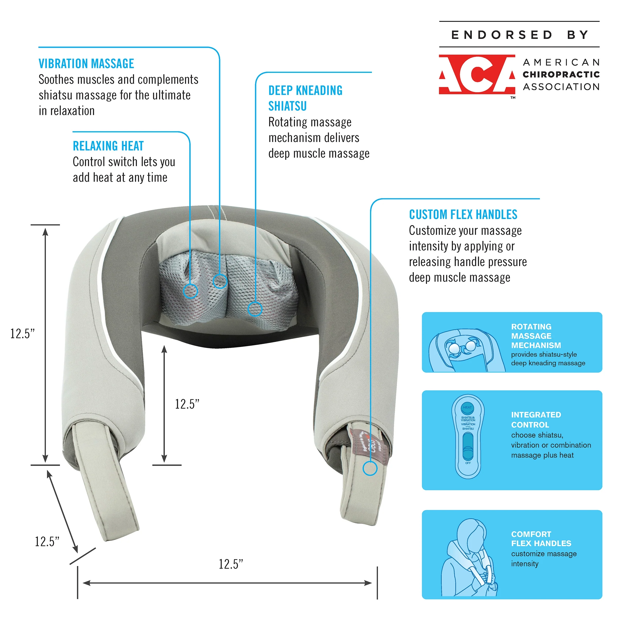 Shiatsu and Vibration Neck Massager - Image 2