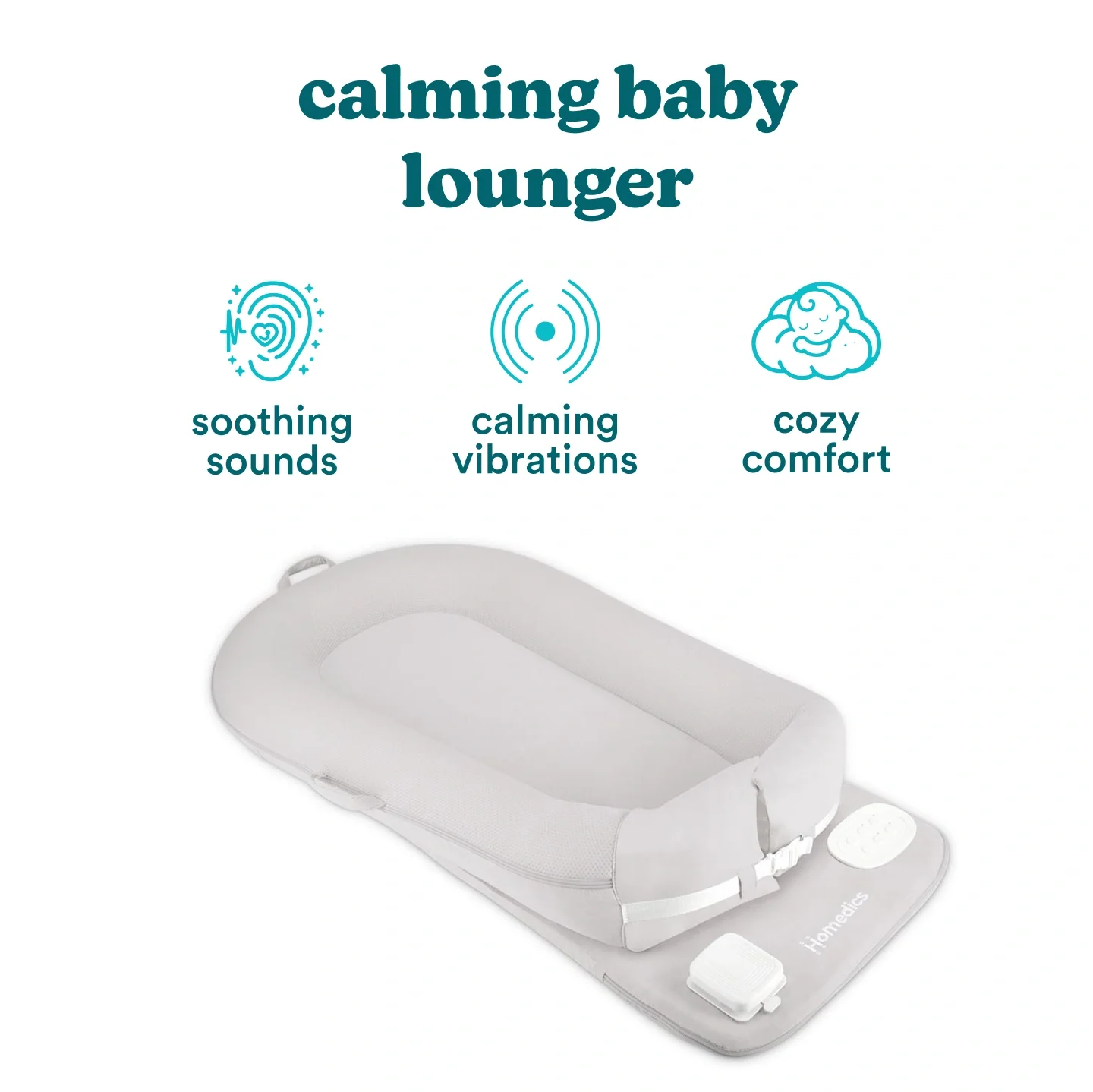 Soothing Sounds & Vibration Baby Lounger - Image 3