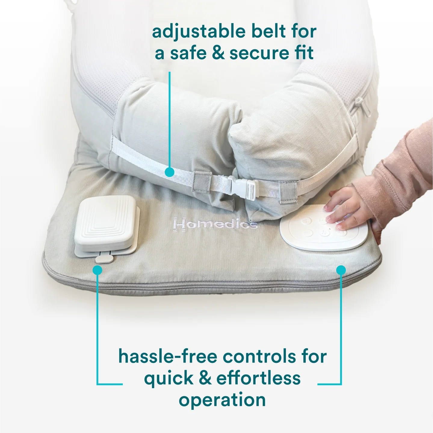 Soothing Sounds & Vibration Baby Lounger - Image 6