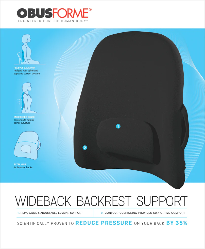 The ObusForme Wideback Backrest Support - Image 7