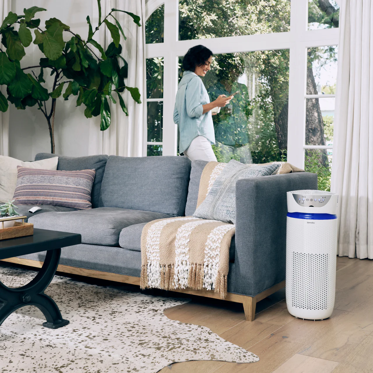 TotalClean® 5-in-1 UV-C Deluxe Large Room Air Purifier - Image 10