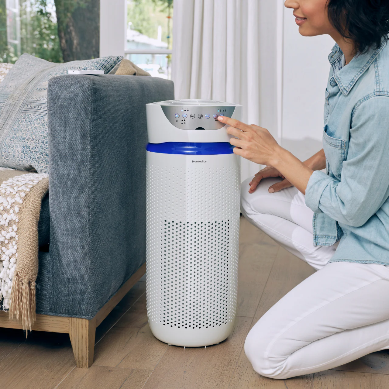 TotalClean® 5-in-1 UV-C Deluxe Large Room Air Purifier - Image 12